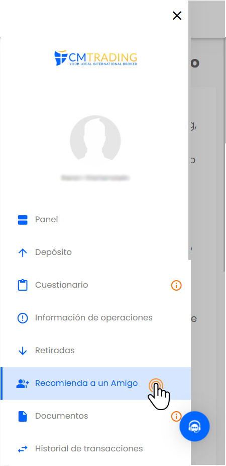Recomendar a un amigo